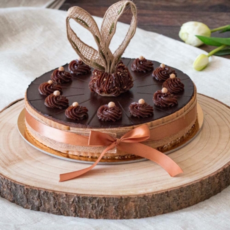 Húsvéti Gesztenye csoki nagy kerek torta