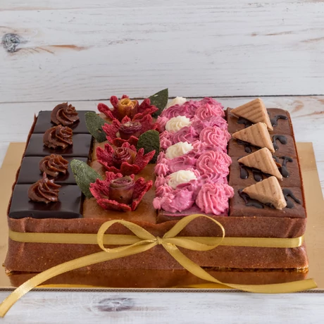 Szivárvány Torta - Kocka 4x4